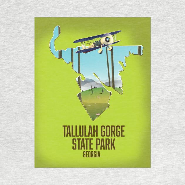 Tallulah Gorge State Park map by nickemporium1